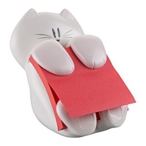 Post-it Z-Note Dispenser with Cat Design Fun Sticky Notes