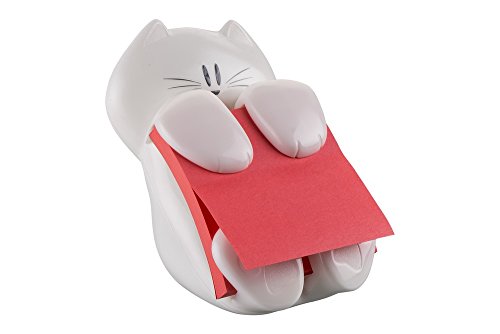 Post-it Z-Note Dispenser with Cat Design Fun Sticky Notes