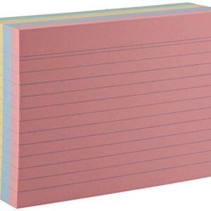 Herlitz A6 Ruled Record Card - Assorted Colours