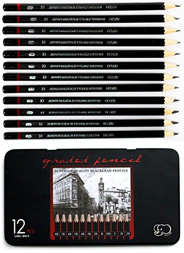 Professional Sketch and Drawing pencils set